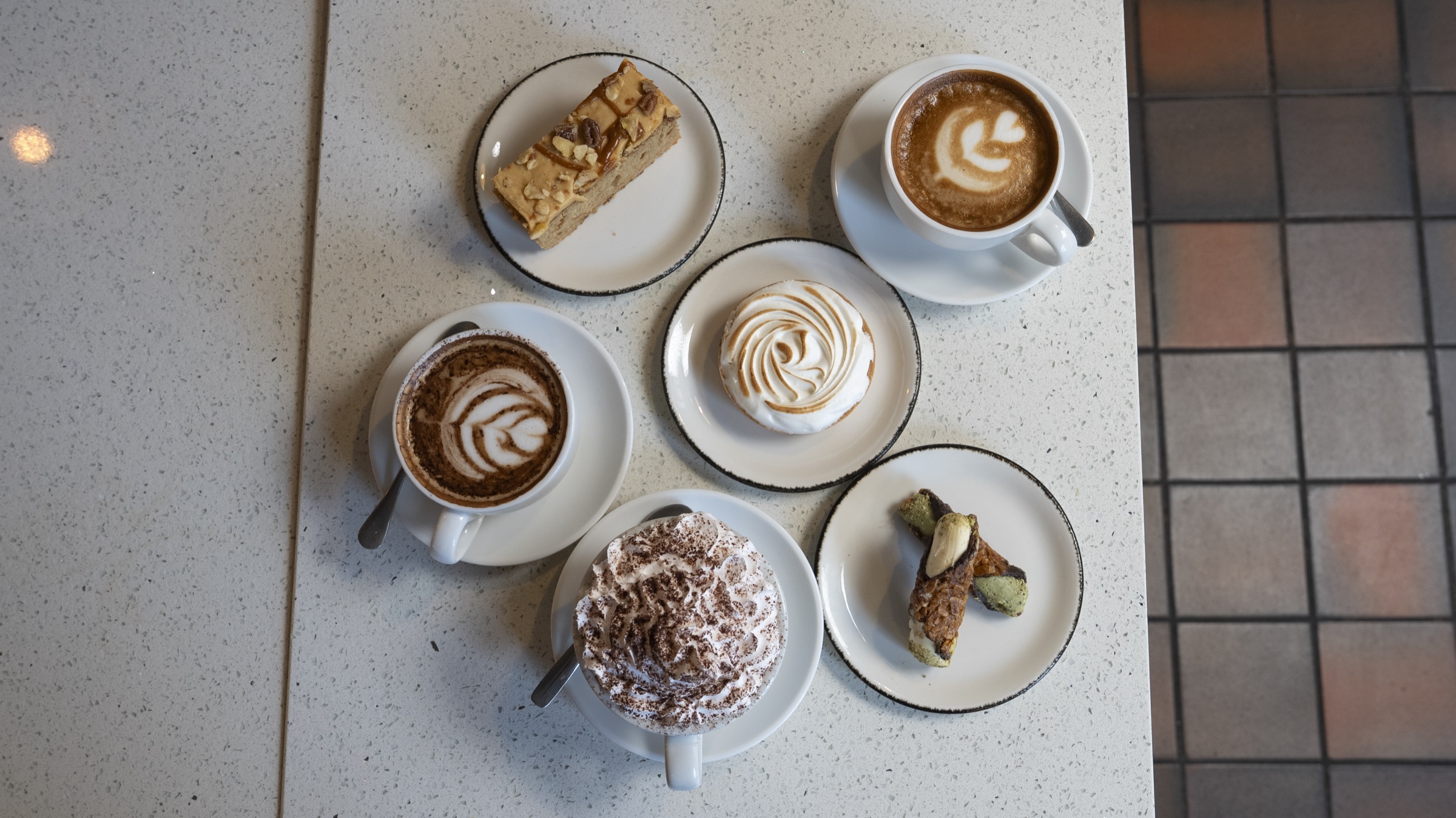Coffees and cakes at Joni Kelham Island